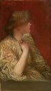 Studio di Ritratto Storie al Angolo del Camino - George Frederic Watts — vista dell’opera