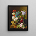 Vaso di fiori - George Frederik Ziesel — quadro incorniciato alla parete