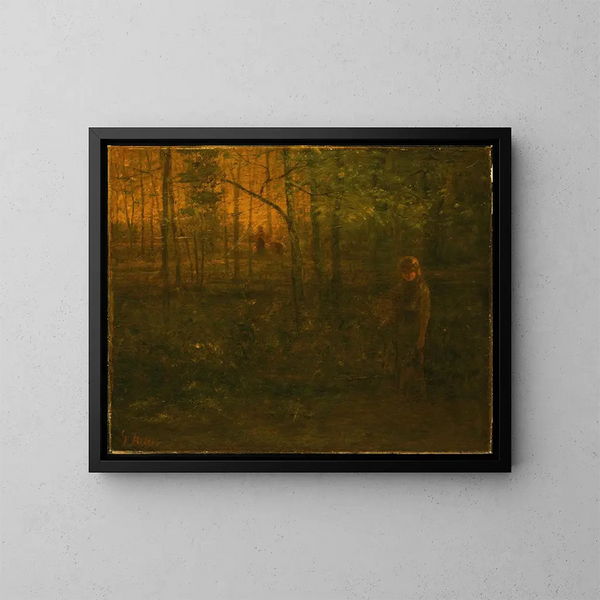 Crepuscolo - George Fuller — quadro incorniciato alla parete