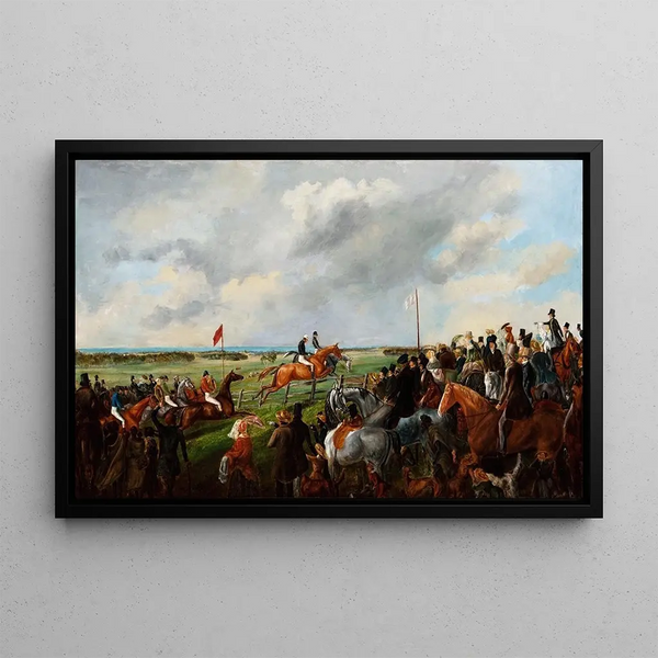 George Hamilton - The First Steeplechase In South Australia 25 September 1846.webp