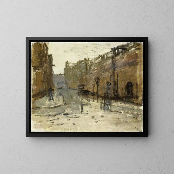 La voie à Rotterdam - George Hendrik Breitner — quadro incorniciato alla parete