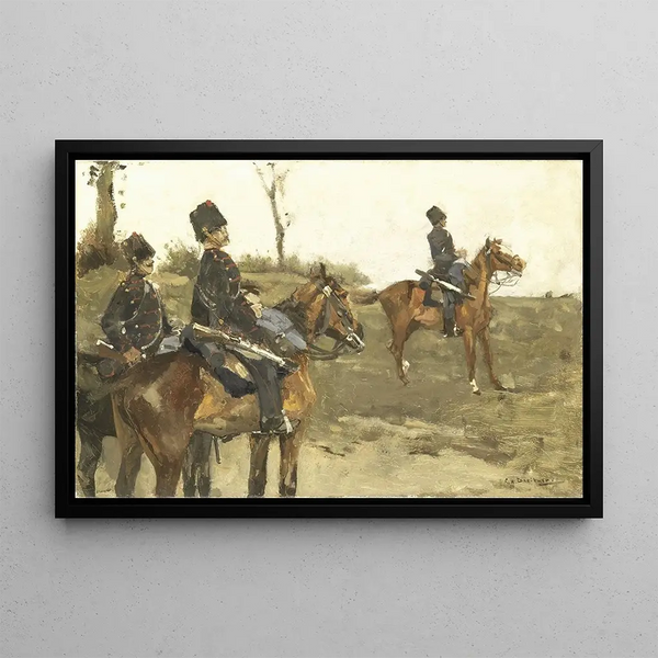 Hussards - George Hendrik Breitner — quadro incorniciato alla parete