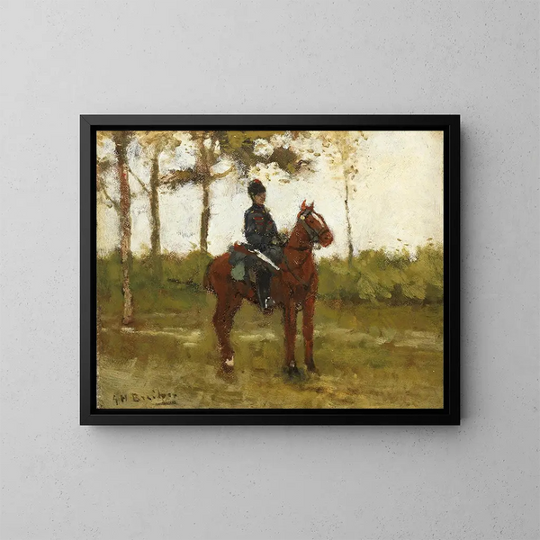 Huzar - George Hendrik Breitner — quadro incorniciato alla parete