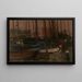 Navi nella neve - George Hendrik Breitner — quadro incorniciato alla parete