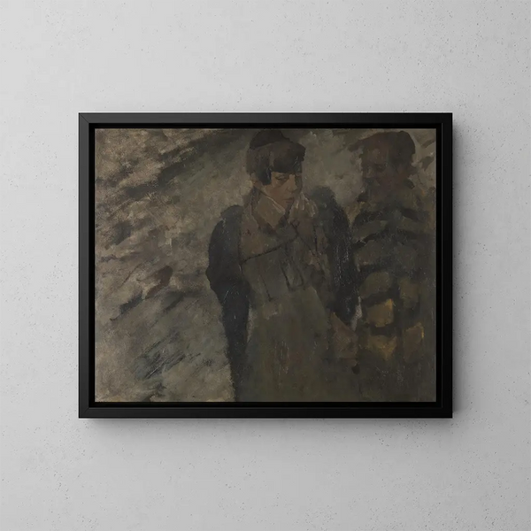 Inverno - George Hendrik Breitner — quadro incorniciato alla parete