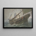 Bateau de pêche en mer - George Henry Andrews — quadro incorniciato alla parete