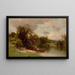 Parti a pesca - George Henry Smillie — quadro incorniciato alla parete