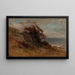 Paesaggio vicino al mare - George Henry Smillie — quadro incorniciato alla parete