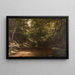 Cascata nella foresta - George Hetzel — quadro incorniciato alla parete