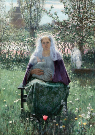 George Hitchcock - The Blessed Mother.webp