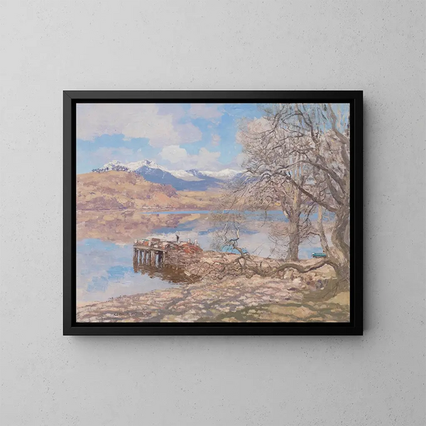 Loch Awe a Portsonachan - George Houston — quadro incorniciato alla parete