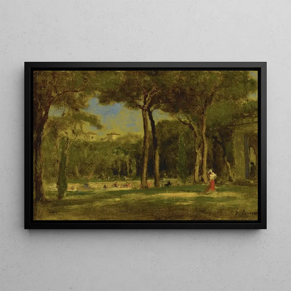 Villa Barberini - George Inness — quadro incorniciato alla parete
