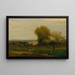 Vicino all'antico acquedotto, Campagna, Italia - George Inness — quadro incorniciato alla parete