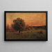 Vaches dans un champ - George Inness — quadro incorniciato alla parete