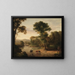 La Traversée du gué - George Inness — quadro incorniciato alla parete
