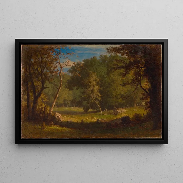 Terre des elfes - George Inness — quadro incorniciato alla parete