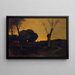Serata a Medfield, Massachusetts - George Inness — quadro incorniciato alla parete