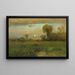 Luna di mietitura - George Inness — quadro incorniciato alla parete