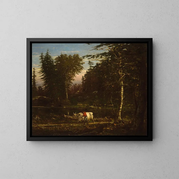 Nei Adirondacks - George Inness — quadro incorniciato alla parete