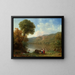 Lac Nemi - George Inness — quadro incorniciato alla parete