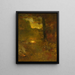 Paesaggio al tramonto del sole La fine della giornata - George Inness — quadro incorniciato alla parete