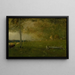 Paesaggio con bestiame nella tempesta - George Inness — quadro incorniciato alla parete