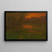 Paesaggio al tramonto - George Inness — quadro incorniciato alla parete