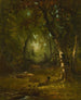 Paesaggio con cacciatore - George Inness — vista dell’opera