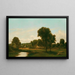 Paesaggio di Medfield - George Inness — quadro incorniciato alla parete