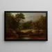 Ruscello tra le montagne - George Inness — quadro incorniciato alla parete