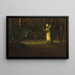 Tramonto nel bosco - George Inness — quadro incorniciato alla parete