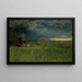 La Ferme solitaire Nantucket - George Inness — quadro incorniciato alla parete