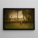 Ramasseurs de bois un après-midi d'automne - George Inness — quadro incorniciato alla parete