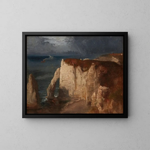 Étretat - George Inness — quadro incorniciato alla parete