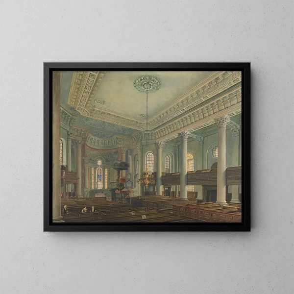 Chiesa di Saint-Paul di Deptford - George Johann Scharf — quadro incorniciato alla parete