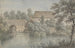 Un stagno di paese con edifici agricoli - George Lambert — vista dell’opera