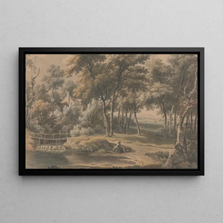 George Lambert - A Woody Landscape.webp