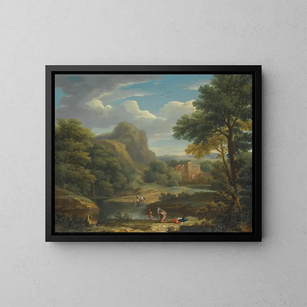 Paesaggio montano - George Lambert — quadro incorniciato alla parete