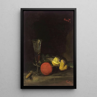 George Leslie Hunter - Still Life Of Fruit And A Wine Glass.webp