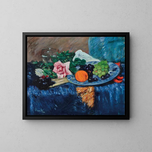 Nature morte con frutta - George Leslie Hunter — quadro incorniciato alla parete