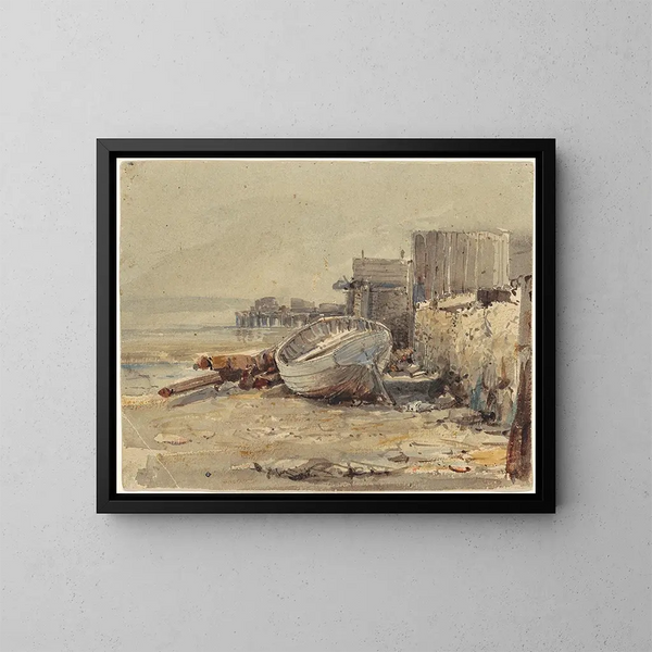 Vaisseau échoué - George Loring Brown — quadro incorniciato alla parete