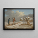 Il ritorno del soldato - George Morland — quadro incorniciato alla parete
