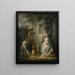 Cani danzanti - George Morland — quadro incorniciato alla parete