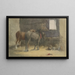 Cavalli - George Morland — quadro incorniciato alla parete