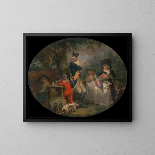 Parco di St James - George Morland — quadro incorniciato alla parete