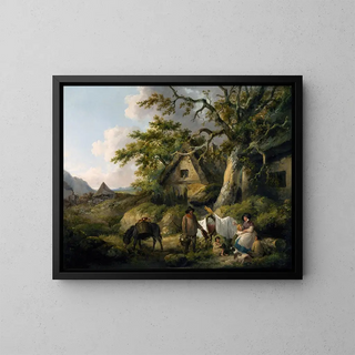 George Morland - View at Enderby Leicestershire.webp