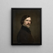 Autoritratto - George Peter Alexander Healy — quadro incorniciato alla parete