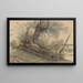 Souche dans les roseaux - George Pieter Westenberg — quadro incorniciato alla parete
