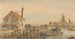 Canale con una barca, una casa e due mulini - George Pieter Westenberg — vista dell’opera