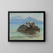 La penisola di Sorrento da Capri - George Randolph Barse — quadro incorniciato alla parete